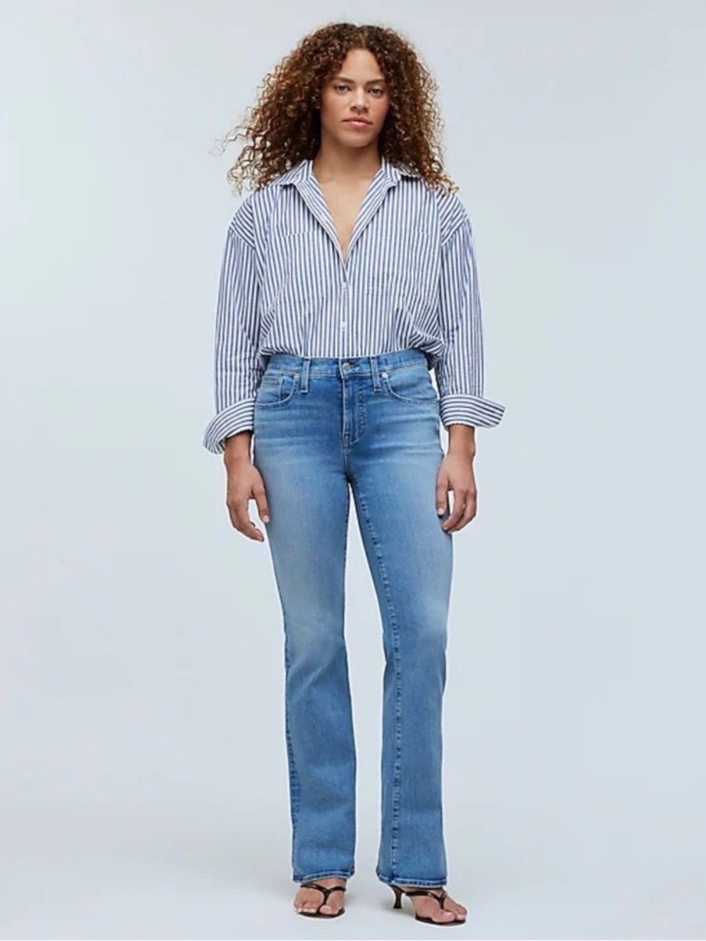 Madewell Kick Out Full Length Jeans Merrigan Wash size 28
